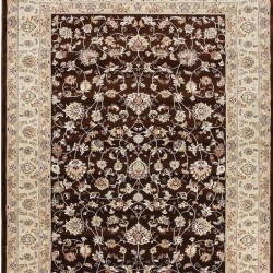 Високощільний килим Royal Esfahan 3046A Brown-Cream  - Висока якість за найкращою ціною в Україні